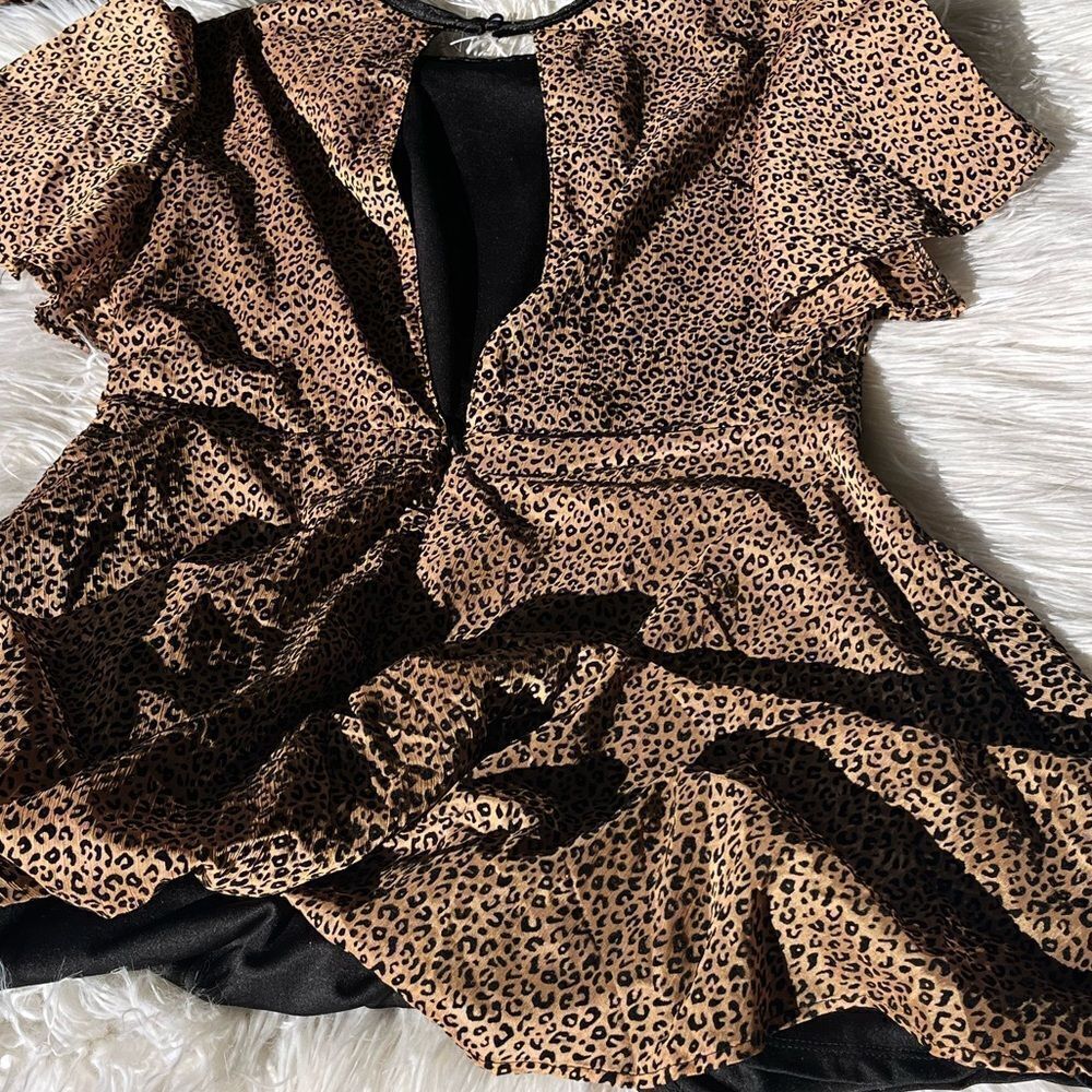 TCEC animal print Dress Sz L